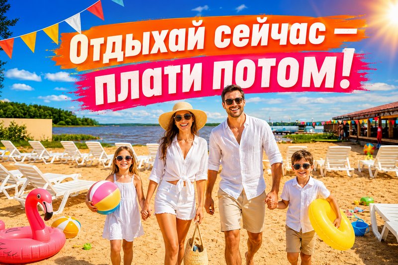 Оплата частями в «Лагуне Юг» через Яндекс Сплит — база отдыха
